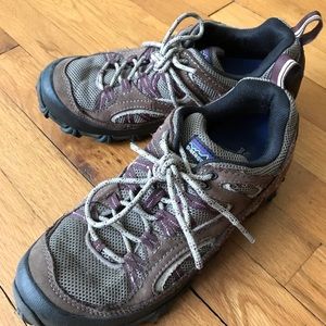 Patagonia hiking shoes.